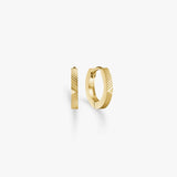 Sun Kiss Creole Hoops 18K Gold Plated 10 mm