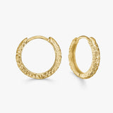 Scoria Hoop Earrings 18K Gold Plated · 16 mm