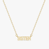 SISTER Necklace 18K Gold Plated