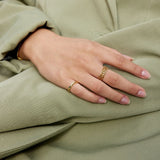 Melted Ring — Small 18K Gold Plated