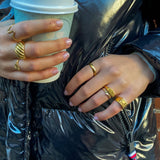 Classic Band Ring 18K Gold Plated · 4 mm