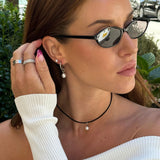 Silver Satin Necklace Cord, 90 cm