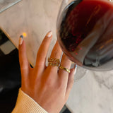 FAM Signet Ring 18K Gold Plated