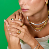 Classic Band Ring 18K Gold Plated 6 mm