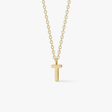 Classic Letter Necklace 18K Gold Plated
