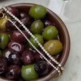 Tennis Crystal Bracelet, 18K Gold Plated, 2 mm