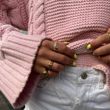 Figaro Ring, 18K Gold Plated, 5 mm