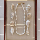 Classic Pearl Necklace, 7 mm