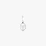 Classic Pearl Pendant, 925 Silver, 7 mm