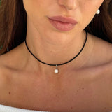 Silver Satin Necklace Cord, 90 cm