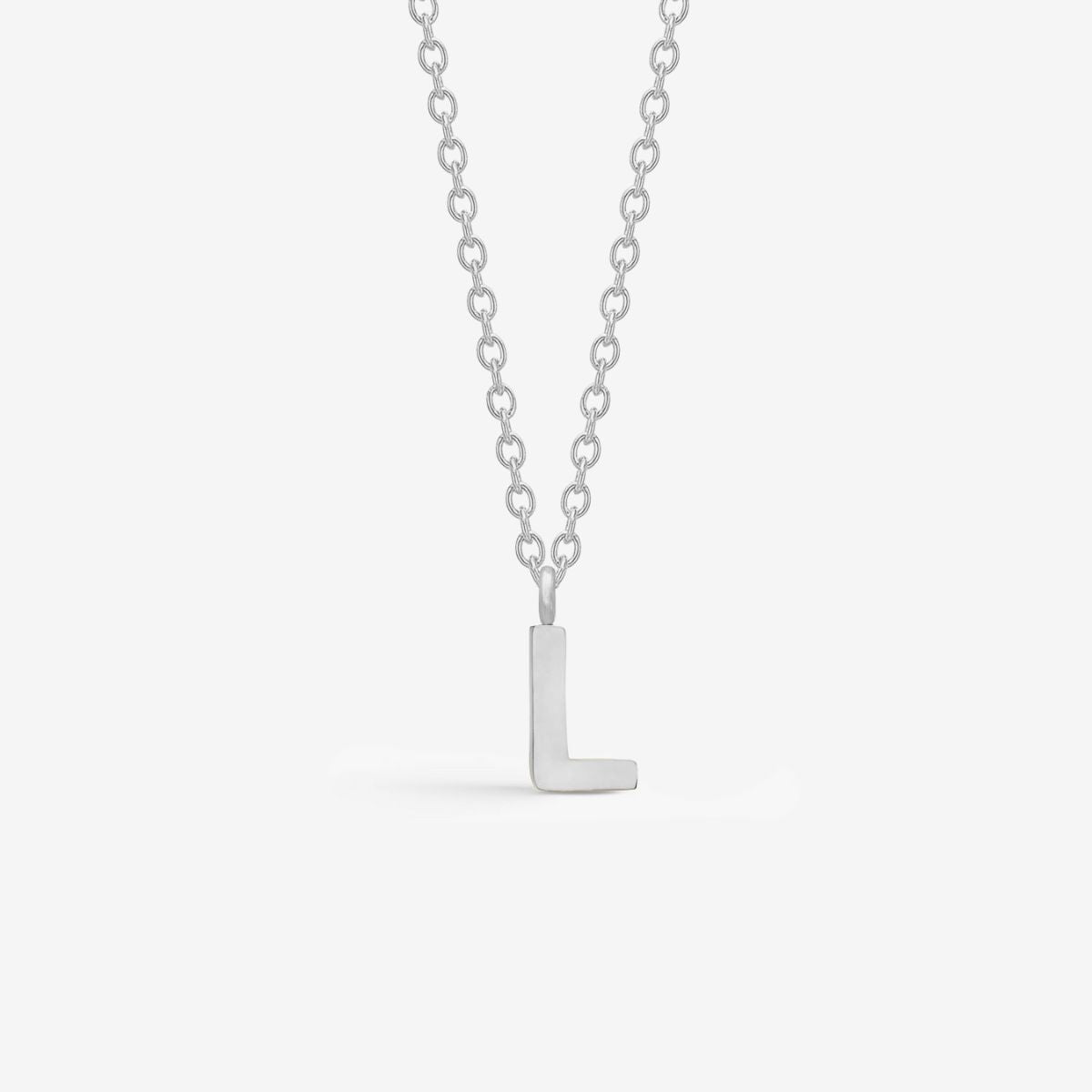Classic Letter Necklace 925 Silver