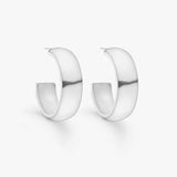 Chunky Hoops 925 Silver Large