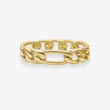 Figaro Ring, 18K Gold Plated, 5 mm
