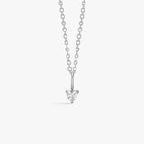 Heart Crystal Pendant, 925 Silver