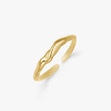 Melted Ring — Small 18K Gold Plated