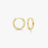 Classic Hoop Earrings 18K Gold Plated · 10 mm