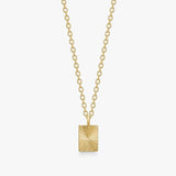 Sun Kiss Necklace 18K Gold Plated Square Mini