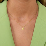 Sun Kiss Necklace 18K Gold Plated Square Mini