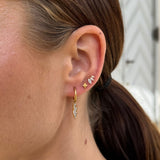 Sun Kiss Sparkle Stud Earrings, 18K Gold Plated