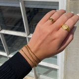 Flat Snake Bracelet 18K Gold Plated · 2 mm