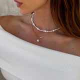 Flat Snake Chain Necklace 18K Gold Plated · 2 mm