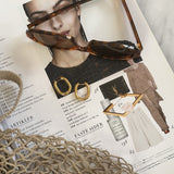 Oval Hoop Earrings — Large 18K Gold Plated · 20 mm