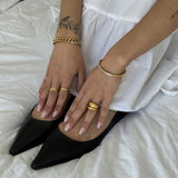 Dome Ring 18K Gold Plated