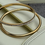 18K Gold Plated Bangle Set