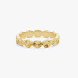 Sun Kiss Eternity Ring 18K Gold Plated 3 mm