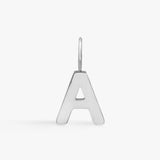 Classic Letter Pendant Silver Plated