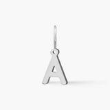 Classic Letter Pendant Silver Plated