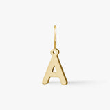 Classic Letter Pendant 18K Gold Plated