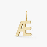Classic Letter Pendant 18K Gold Plated