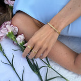 Sun Kiss Eternity Ring 18K Gold Plated · 7 mm