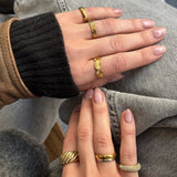 Sun Kiss Eternity Ring 18K Gold Plated · 7 mm