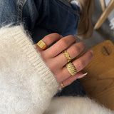 Sun Kiss Eternity Ring 18K Gold Plated · 7 mm