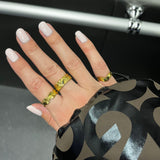 Sun Kiss Eternity Ring 18K Gold Plated · 7 mm