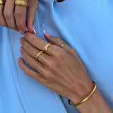 Sun Kiss Eternity Ring 18K Gold Plated · 7 mm