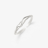 Melted Ring 925 Silver Small