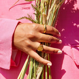 Star Classic Dome Ring 18K Gold Plated