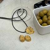 Wind Tide Necklace, 18K Gold Plated