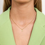 Classic Letter Necklace 18K Gold Plated