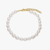 Classic Pearl Anklet, 7 mm