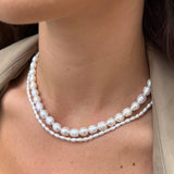 Classic Pearl Necklace, 3 mm