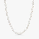 Classic Pearl Necklace, 7 mm