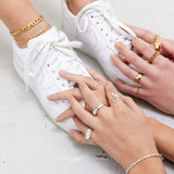 Wave Ring 925 Silver