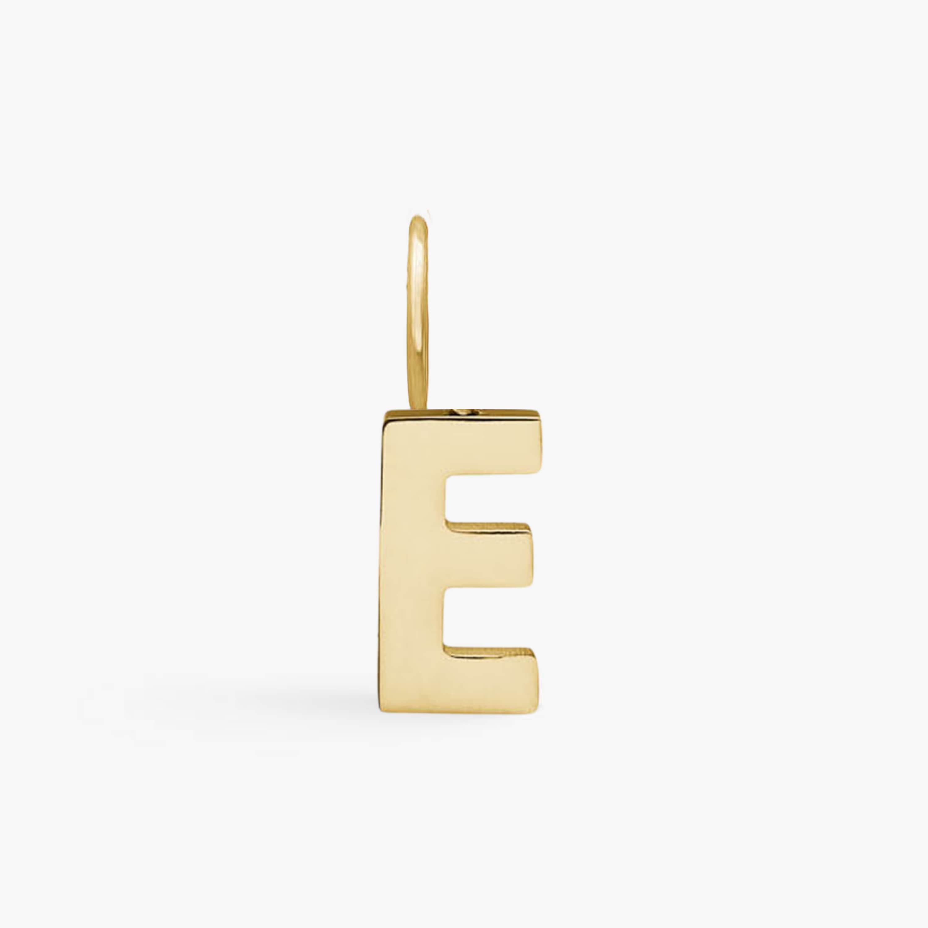 Classic Letter Pendant 18K Gold Plated