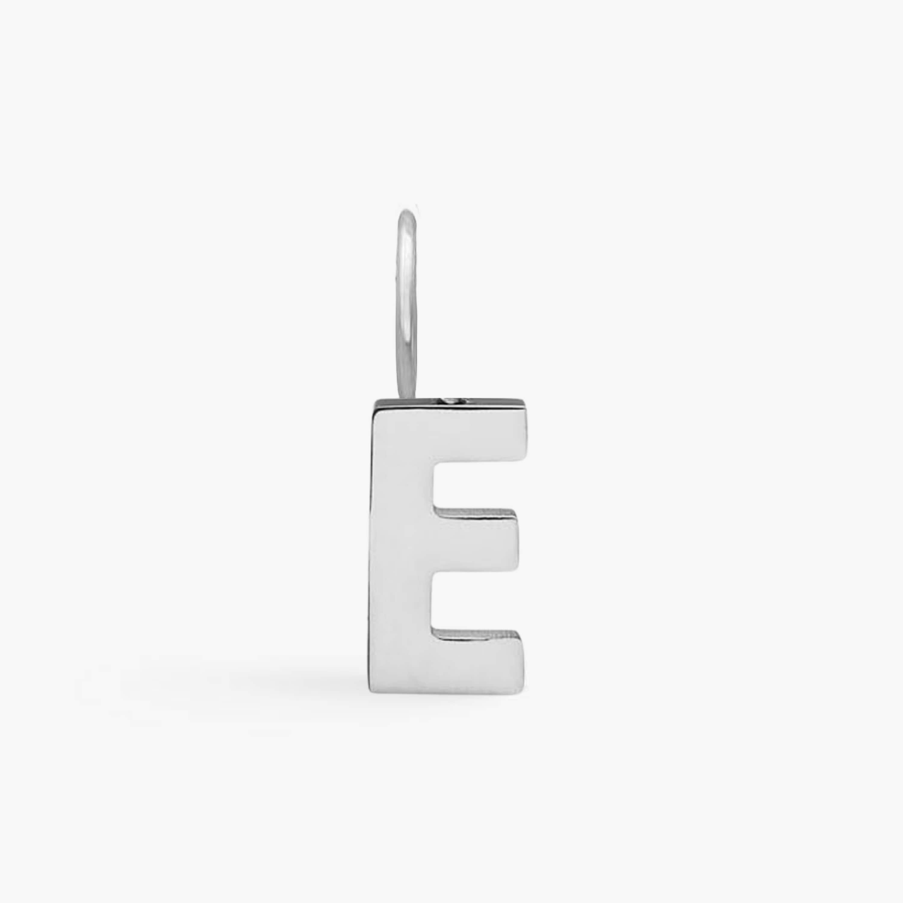 Classic Letter Pendant Silver Plated