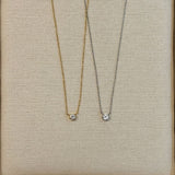 Floating Crystal Jewelry Set 18K Gold Plated