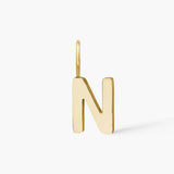 Classic Letter Pendant 18K Gold Plated